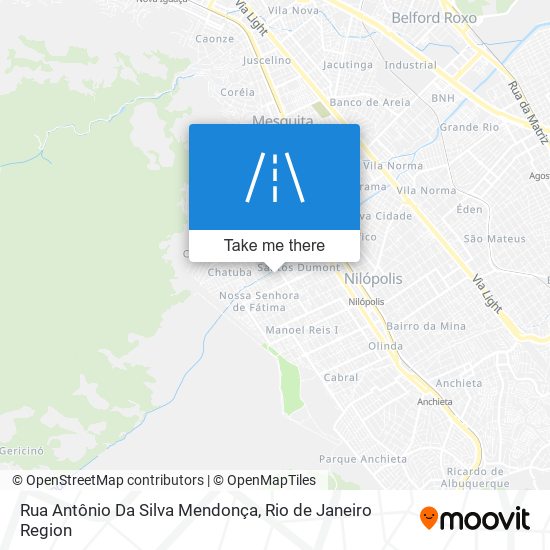 Rua Antônio Da Silva Mendonça map