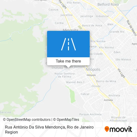 Rua Antônio Da Silva Mendonça map