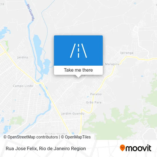 Rua Jose Felix map