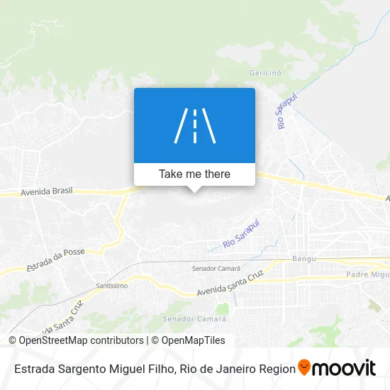 Estrada Sargento Miguel Filho map
