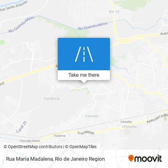 Rua Maria Madalena map