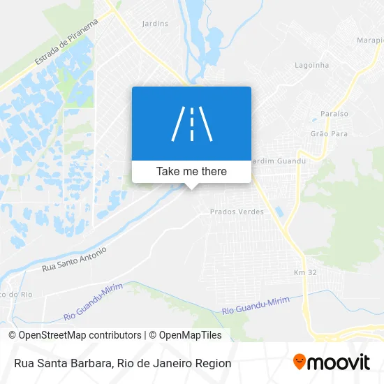 Rua Santa Barbara map
