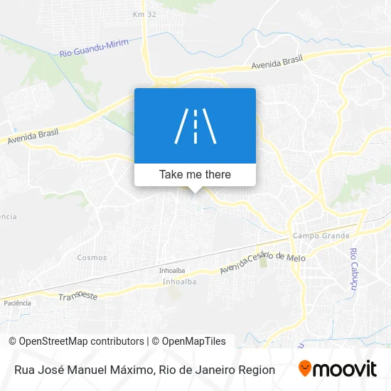 Rua José Manuel Máximo map