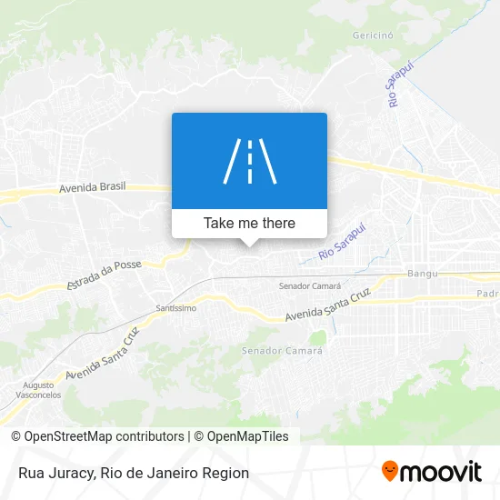 Rua Juracy map