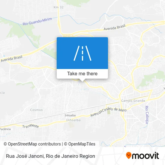 Rua José Janoni map