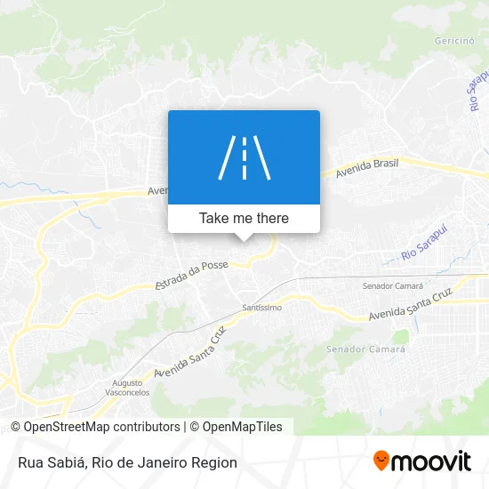 Rua Sabiá map
