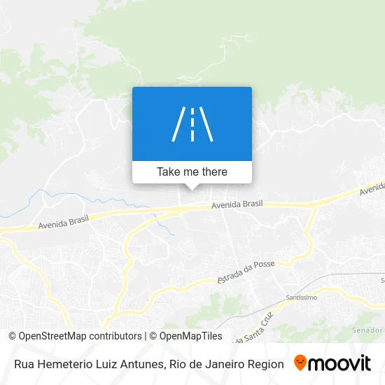 Rua Hemeterio Luiz Antunes map