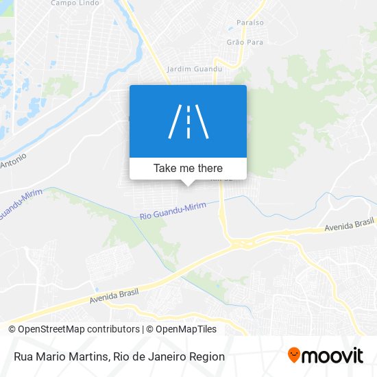 Mapa Rua Mario Martins