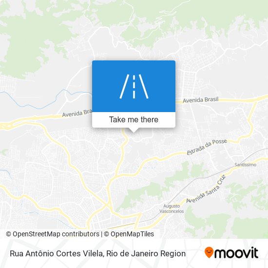 Mapa Rua Antônio Cortes Vilela