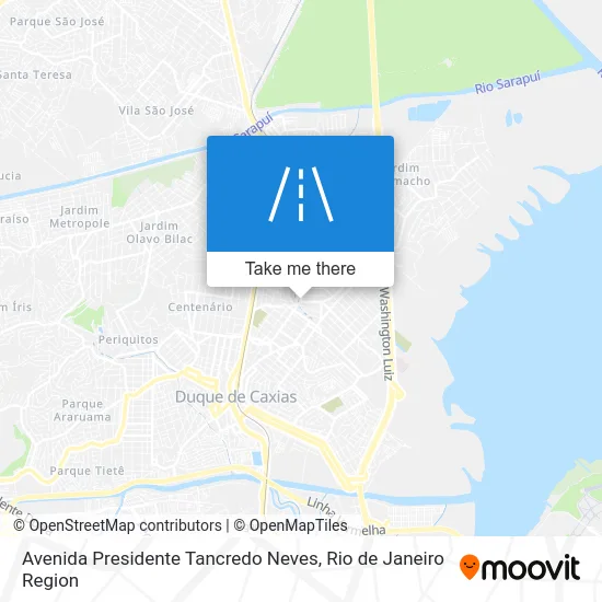 Avenida Presidente Tancredo Neves map