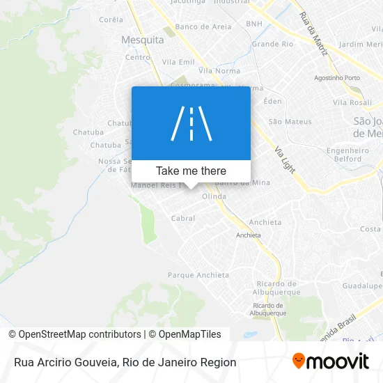 Rua Arcirio Gouveia map
