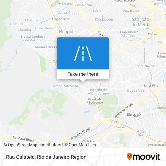 Rua Calateia map