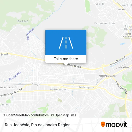 Rua Joanésia map