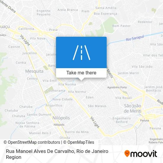 Rua Manoel Alves De Carvalho map