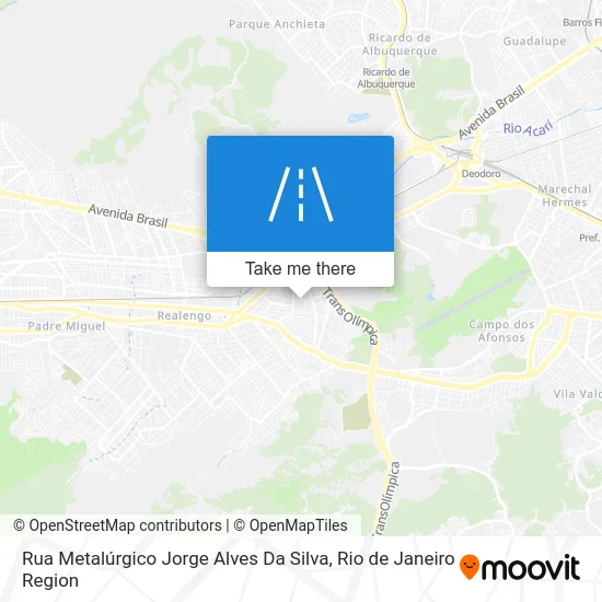 Rua Metalúrgico Jorge Alves Da Silva map