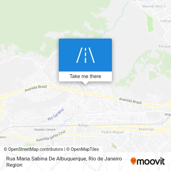 Rua Maria Sabina De Albuquerque map