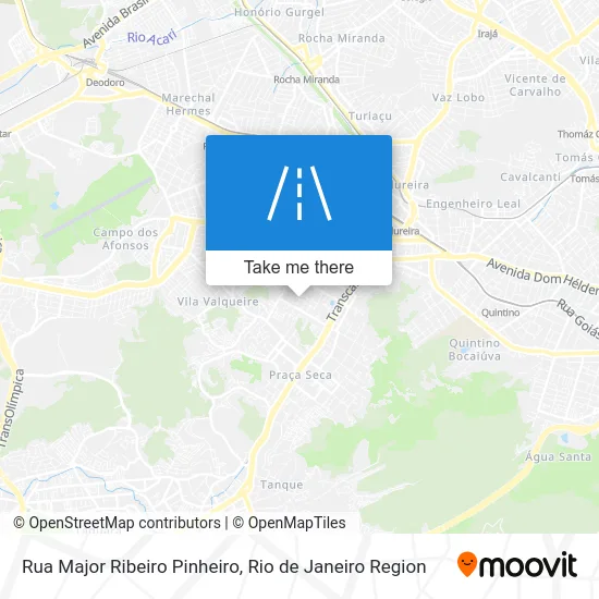 Rua Major Ribeiro Pinheiro map