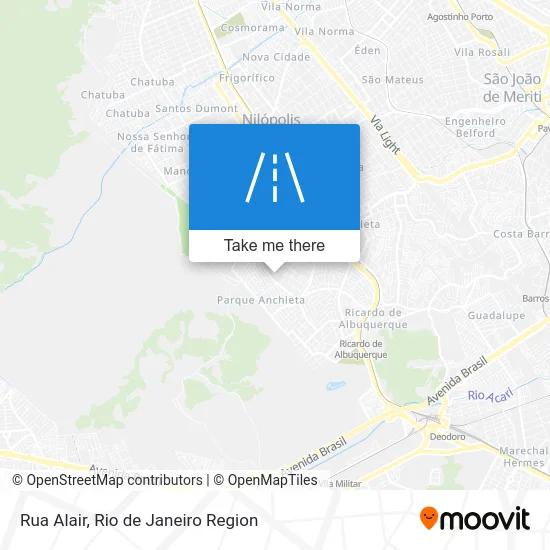 Rua Alair map