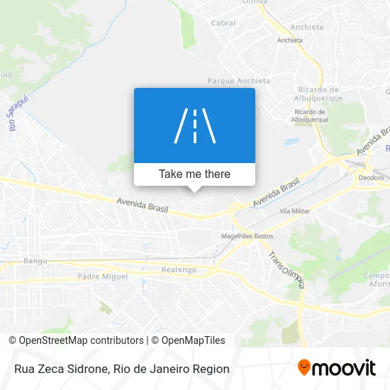 Rua Zeca Sidrone map