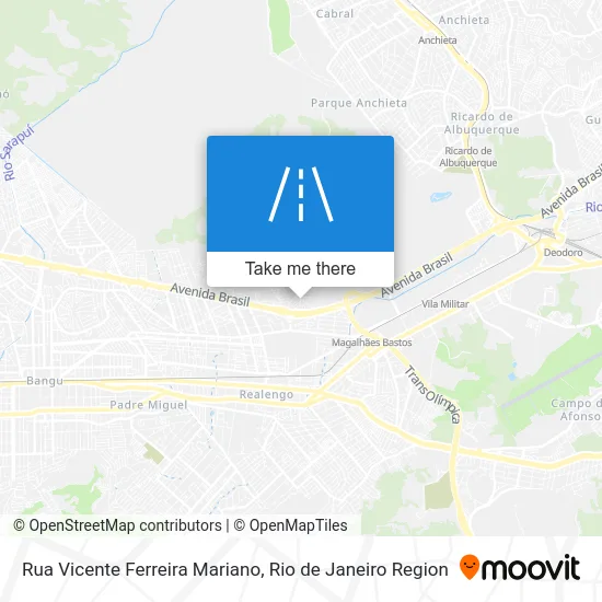 Rua Vicente Ferreira Mariano map