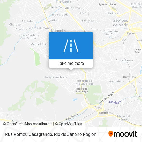 Rua Romeu Casagrande map