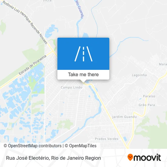 Rua José Eleotério map