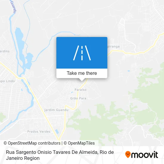 Rua Sargento Onisio Tavares De Almeida map