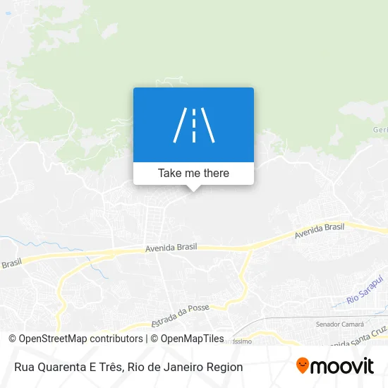 Rua Quarenta E Três map