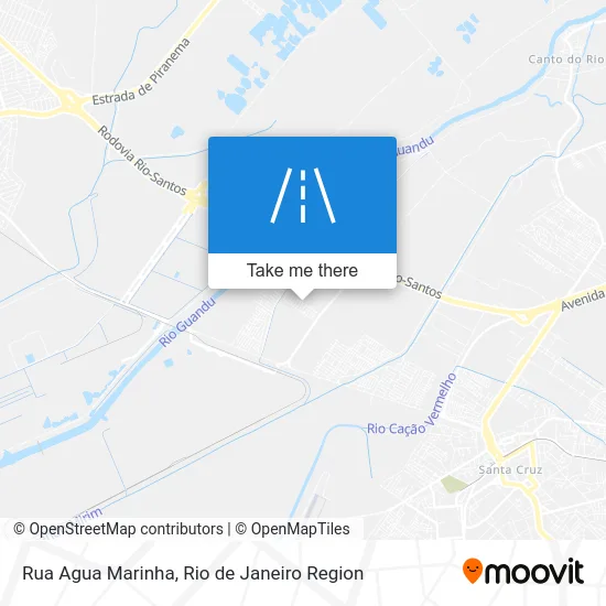 Rua Agua Marinha map
