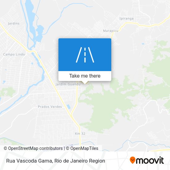 Rua Vascoda Gama map