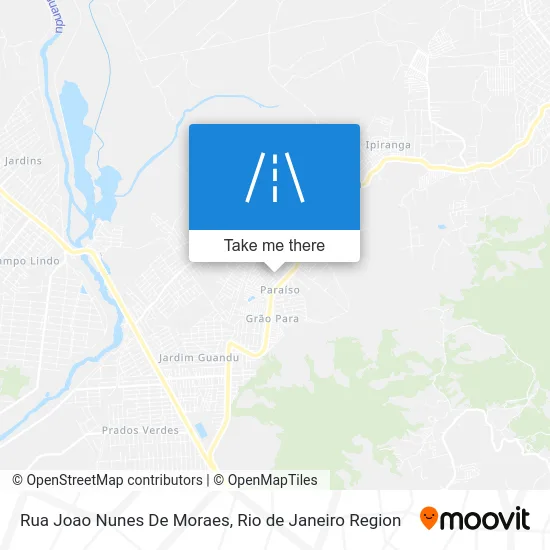 Rua Joao Nunes De Moraes map