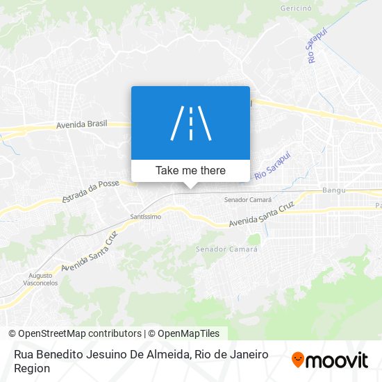 Rua Benedito Jesuino De Almeida map