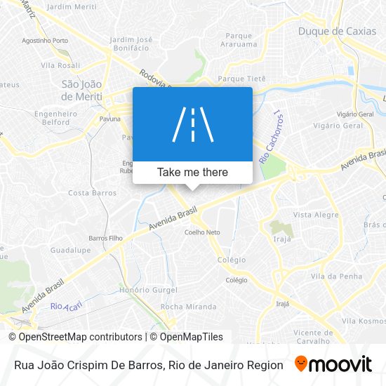Rua Joāo Crispim De Barros map
