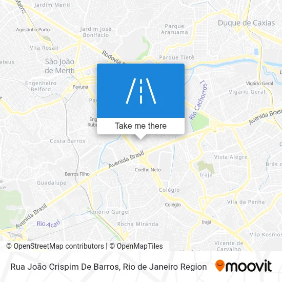 Rua Joāo Crispim De Barros map