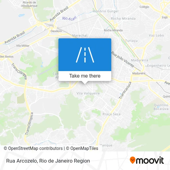Rua Arcozelo map