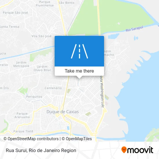 Rua Surui map