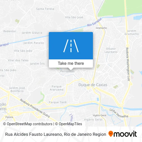 Rua Alcides Fausto Laureano map