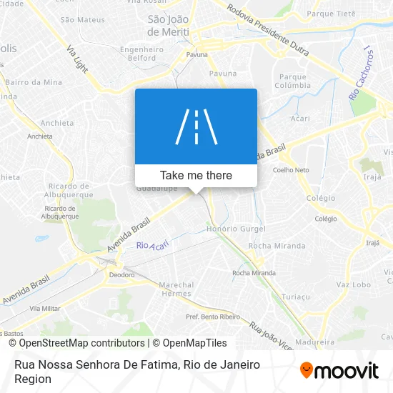 Rua Nossa Senhora De Fatima map