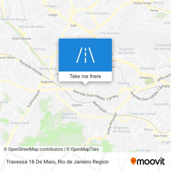Travessa 16 De Maio map