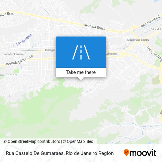 Mapa Rua Castelo De Gumaraes