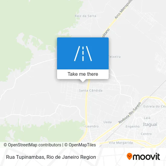 Rua Tupinambas map