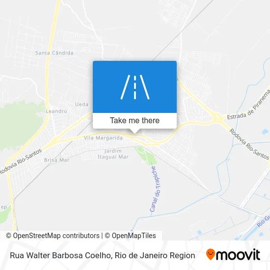 Rua Walter Barbosa Coelho map