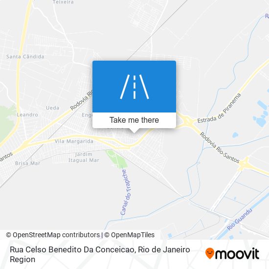 Rua Celso Benedito Da Conceicao map