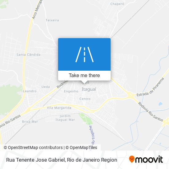 Rua Tenente Jose Gabriel map