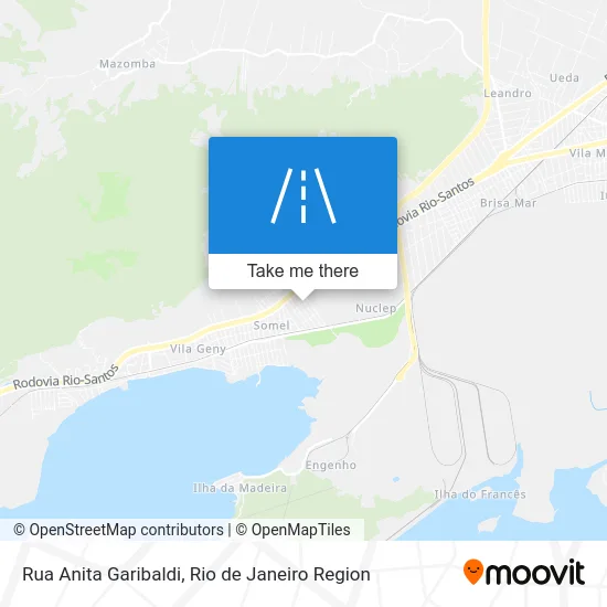 Rua Anita Garibaldi map