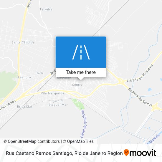 Rua Caetano Ramos Santiago map