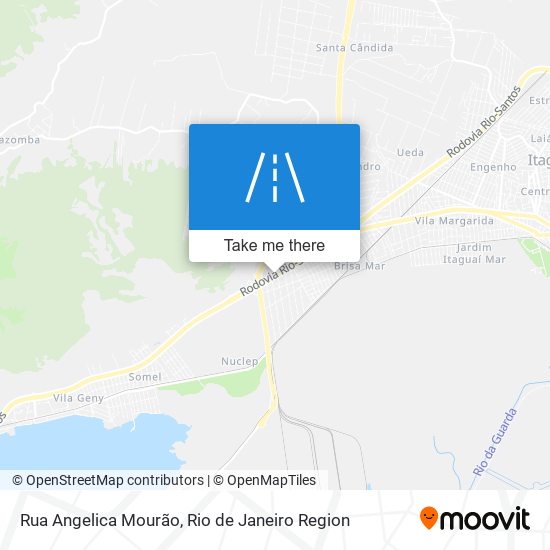 Rua Angelica Mourão map