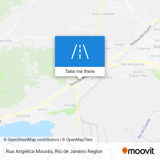 Rua Angelica Mourão map