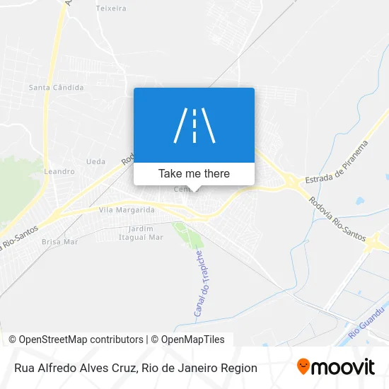 Rua Alfredo Alves Cruz map