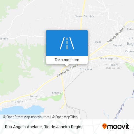 Rua Angela Abelane map